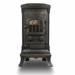 Nordflam PLATO patina litinová krbová kamna