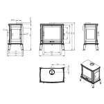 Nordflam TORIA litinová krbová kamna