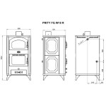 Krbová kamna s výměníkem Prity FG W 18 R