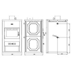 Krbová kamna s výměníkem Prity S1 W10