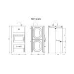 Krbová kamna s výměníkem Prity S3 W13