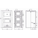 Krbová kamna s výměníkem  Prity WD W29
