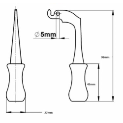 Klička ke kamnům MINI SP
