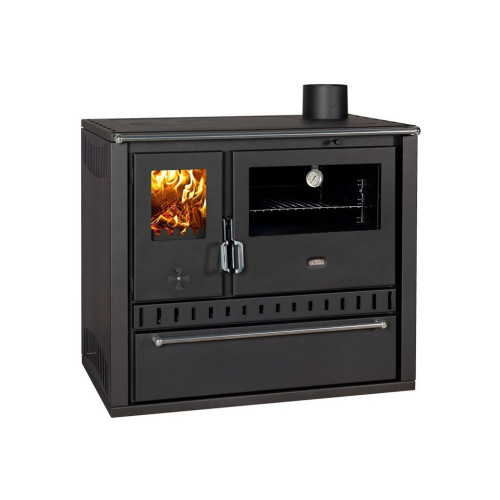 Sporák na tuhá paliva PRITY GT FS S DR černý pravý