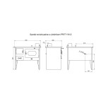 Sporák s teplovodním výměníkem PRITY W12 1P41 pravá
