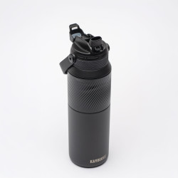 Kambukka Nerezová termoláhev 2v1 DUPLA INSULATED 1000 ml Black Raven