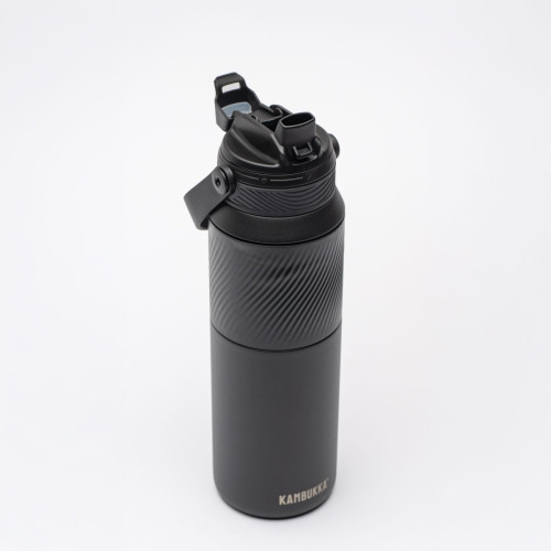 Kambukka Nerezová termoláhev 2v1 DUPLA INSULATED 1000 ml Black Raven