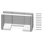 Šamotová komora komplet KV 6.6.4  