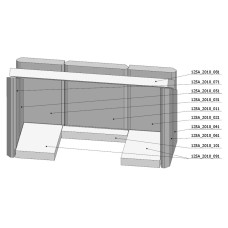 Šamotová komora komplet KV 6.6.4  