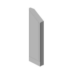 Šamotová deska boční levá, přední KV 6.6.4 