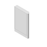 Šamotová deska zadní, pravá KV 6.6.4 