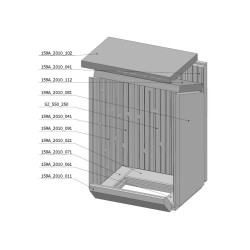 Šamotová komora komplet KV DYNAMIC 2G 44.55.01.N  