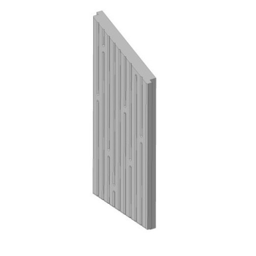 Šamotová deska boční, levá KV DYNAMIC 2G 44.55.01.N 