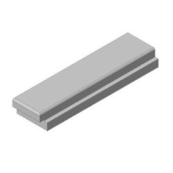 Šamotová deska spodní, levá KV DYNAMIC 2G 44.55.01.N 