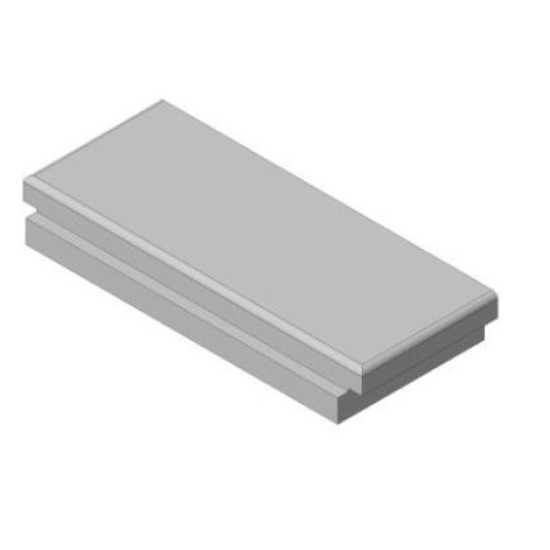 Šamotová deska spodní, zadní KV DYNAMIC 2G 44.55.01.N 