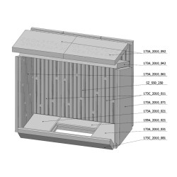 Šamotová komora komplet KV DYNAMIC 2G 66.50.01.N  