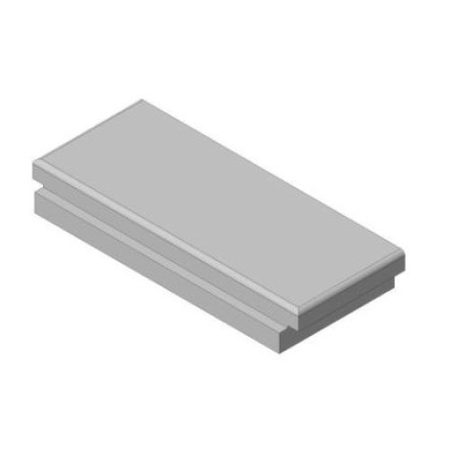 Šamotová deska spodní, zadní KV DYNAMIC 2G 66.50.01.N