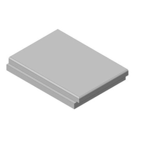 Šamotová deska spodní, pravá KV DYNAMIC B 2G 66.50.01.N 