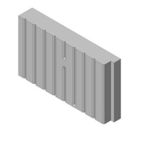 Šamotová deska zadní, spodní KV DYNAMIC B 2G 66.50.01.N  