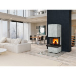 Designový akumulační krb Romotop CARA CS 02 | Kámen