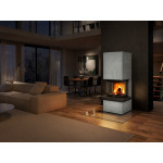 Designový akumulační krb Romotop CARA CS 02 | Kámen