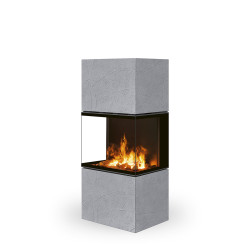 Elektrický designový krb Romotop e-LERA C Thermaline světlý