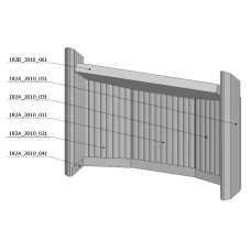 Šamotová komora komplet ALEDO