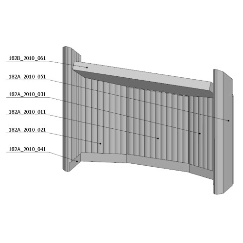 Šamotová komora komplet ALEDO