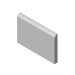 Šamotová deska zadní SIENA 02  