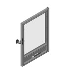 Dveře topeniště SIENA 02   