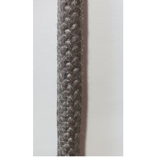 Těsnění dveří pr. 12 mm, typ 84204/3W/0/0/0 - šedé s opletem