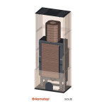 Kachlový akumulační krb Romotop SOLID R