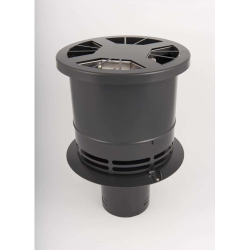 Spalinový ventilátor Skorsten Power Draft | Černý