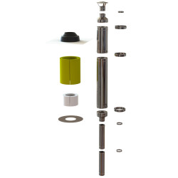 Komínový set do sauny Ø115 - Nerez