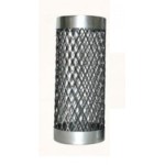 Návlek na komín pro doplňování kamenů 0,5m - Nerez