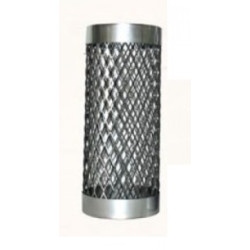 Návlek na komín pro doplňování kamenů 0,5m - Nerez