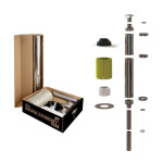 Komínový set do sauny Ø130 - Nerez