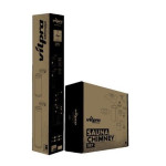 Komínový set do sauny Ø115 - Černá nerez