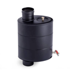 Nádrž na vodu pro saunová kamna 24l. - Černá nerez