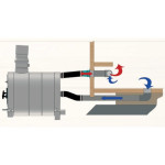 Sada externího ohřívače VP 2 pro vířivku 