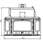 Krbová vložka Prity TC W28 s výměníkem
