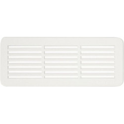 Dveřní větrací mřížka 150x60 bílá (balení 2ks)