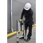 Teleskopický žebřík hliníkový 13 příček