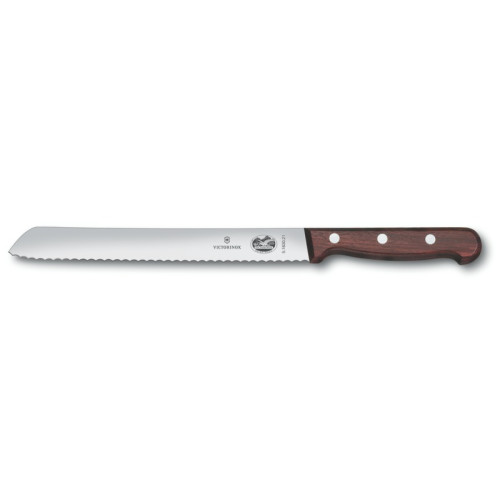 VICTORINOX Wood Nůž na chleba 21 cm | Dřevěná rukojeť