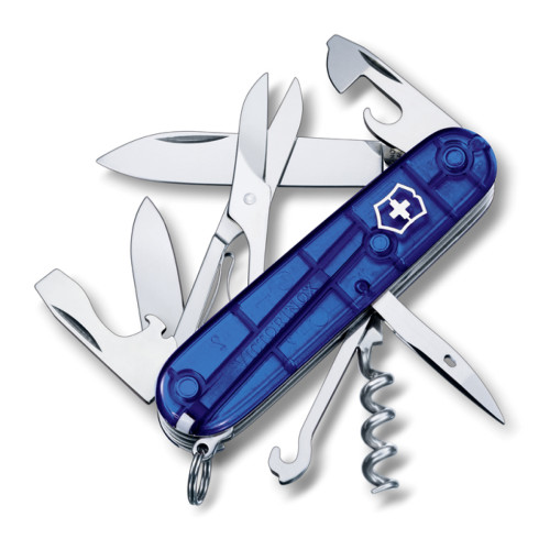 Victorinox CLIMBER modrý průhledný