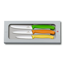 VICTORINOX Sada nožů Swiss Classic mix barev - žlutá, oranžová, zelená