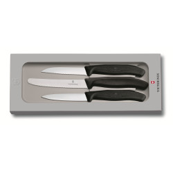 VICTORINOX Sada nožů na zeleninu černá