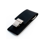 ALPEN Manikúrní sada na nehty nylonová s magnetickým zavíráním černá 