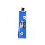 ALPEN Manikúrní sada na nehty nylonová s magnetickým zavíráním modrá 