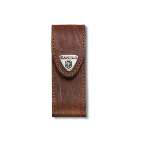 Kožené pouzdro hnědé Victorinox pro kapesní nože 91 mm (2–4 vrstvy)